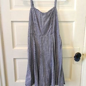 Old Navy Blue Gingham Dress